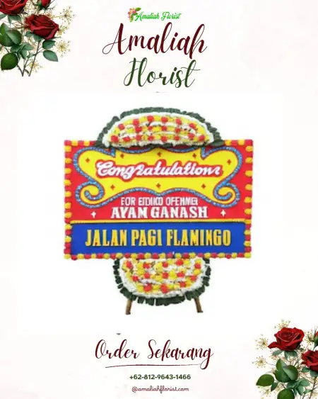 Sewa Papan Bunga Raman Endra